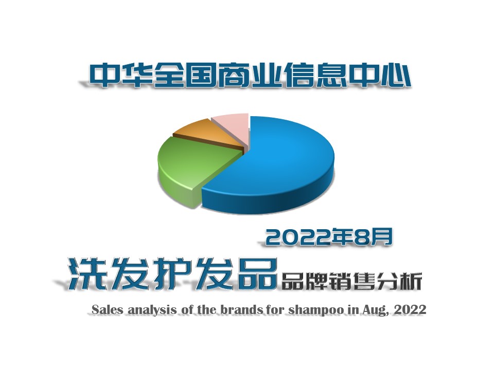 2022年8月洗发护发品品牌销售分析