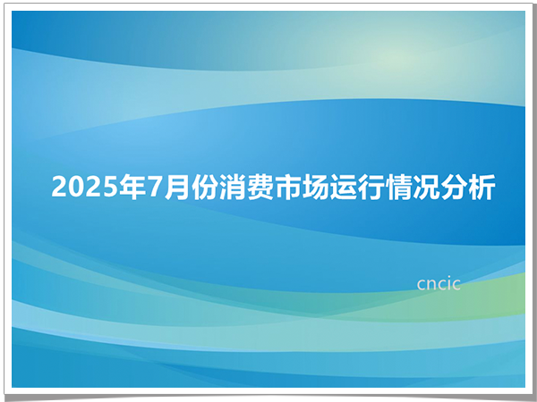 2025年7月份消费市场运行情况分析