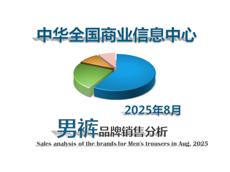 2025年8月男裤品牌销售分析