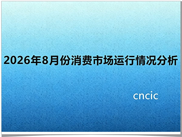 2026年8月份消费市场运行情况分析